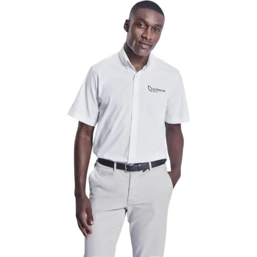 Mens Short Sleeve Sheffield Main White
