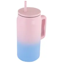 Thirst Quencher Mug Pink Blue Main Image