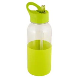 Silicone Wave Bottle Lime Green Top Image