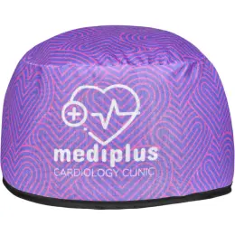Hoppla Halo Polyester Nurse Theatre Cap Branded Front Image