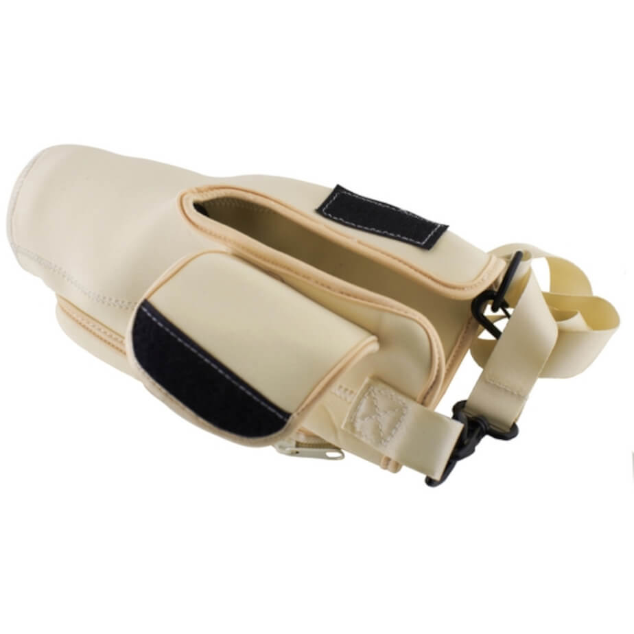 Cream Back Tumbler Carrier Pouch