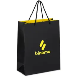 Yellow Main Altitude Finery Midi Paper Gift Bag Image