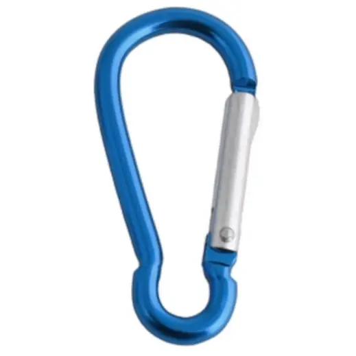 Mini Carabiner Light Blue