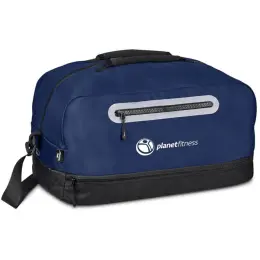 Slazenger ProGear Water-Resistant Sports Bag Navy Branded Image