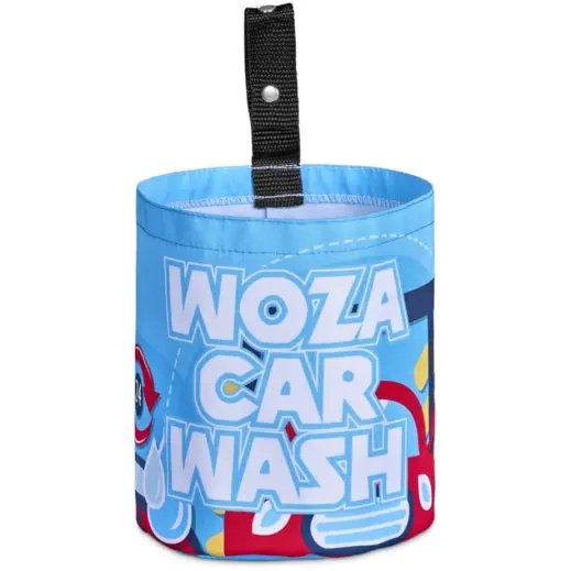 Hoppla Auto Polyester Car Refuse Holder Branded Front