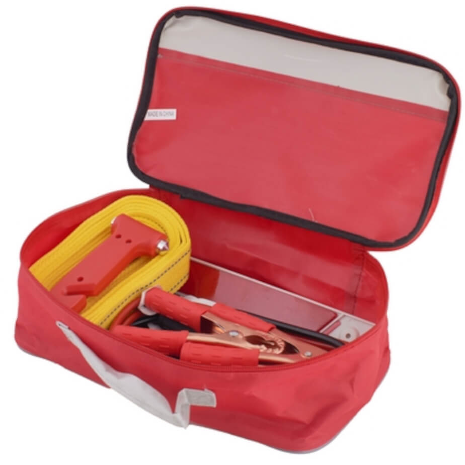 Marco Roadside Emergency Kit Pouch Open