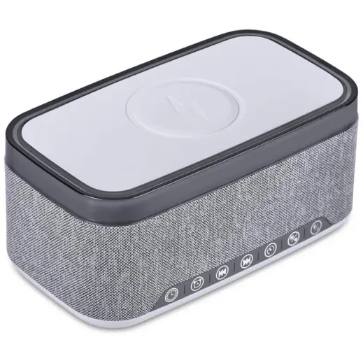Serendipio Cumberland 10W Bluetooth Speaker Wireless Charger & Clock Front