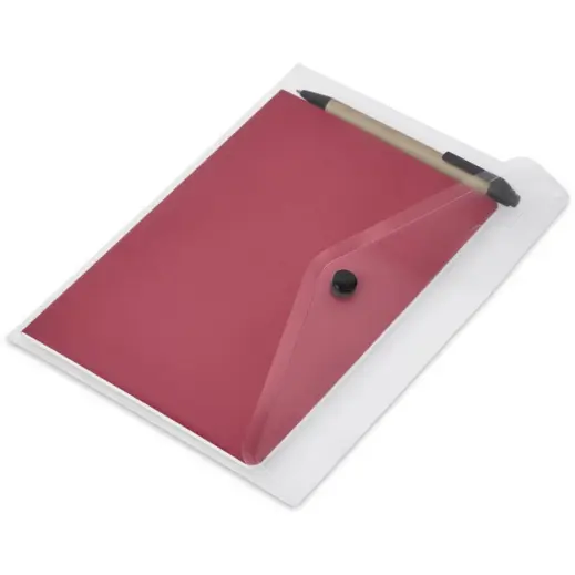 Okiyo Hotai Notebook & Pen Set Red Pouch