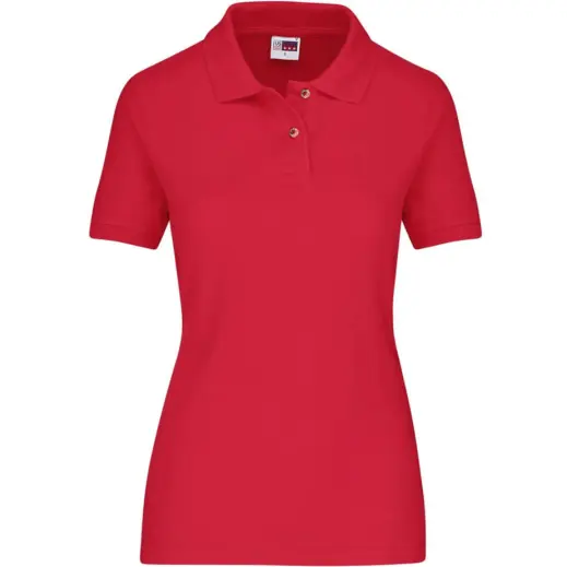 Ladies Boston Golf Shirt Red