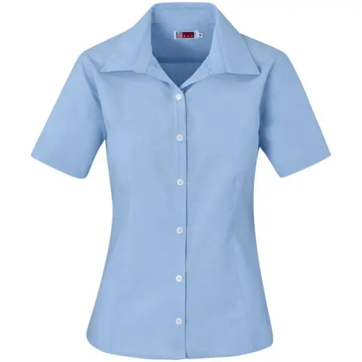 Ladies Short Sleeve Aspen Blue