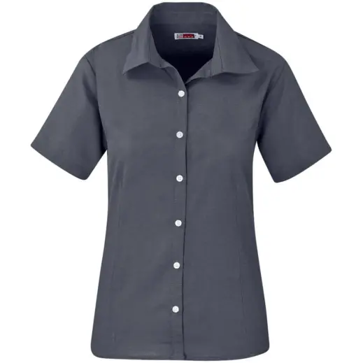 Ladies Short Sleeve Aspen Grey