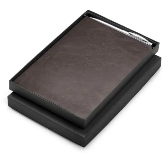 Renaissance Notebook & Pen Brown