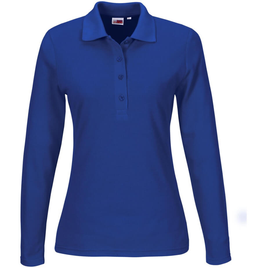 Ladies Long Sleeve Elemental Blue