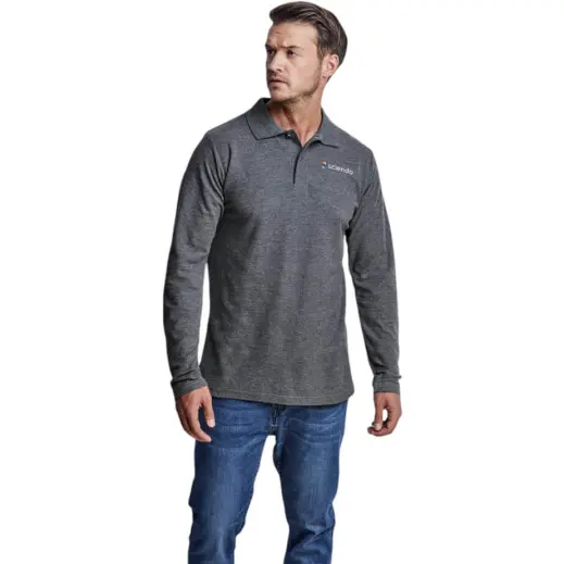 Mens Long Sleeve Elemental Dark Grey Main