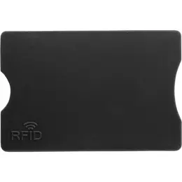 Plastic Card Holder with RFID Protection Black