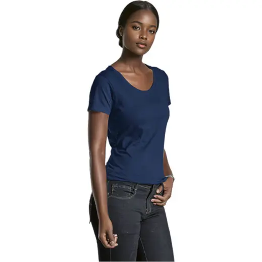 Main Navy 160g Barroness Ladies T-Shirt