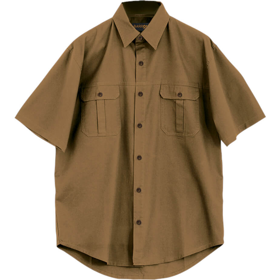 Kalahari Mens Plain Bush Shirt