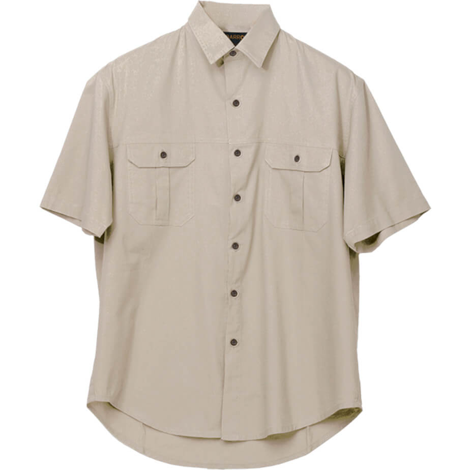Stone Mens Plain Bush Shirt