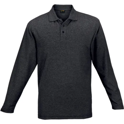 Mens 175g Pique Knit Charcoal