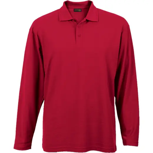 Mens 175g Pique Knit Red