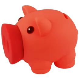 Rubber Piggy Bank Image