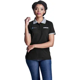 Ladies Caliber Golf Shirt Model Image