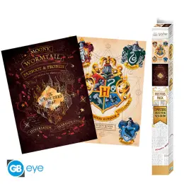 Harry Potter - Set 2 Chibi Posters - Crest & Marauders (52x38) image