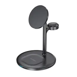 Choetech Fast Wireless 3 In 1 Magnetic Charging Stand T585-F 15W - Black image