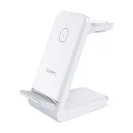 Choetech Fast Wireless 4 In 1 Magnetic Charging Stand T608-F 15W - White image