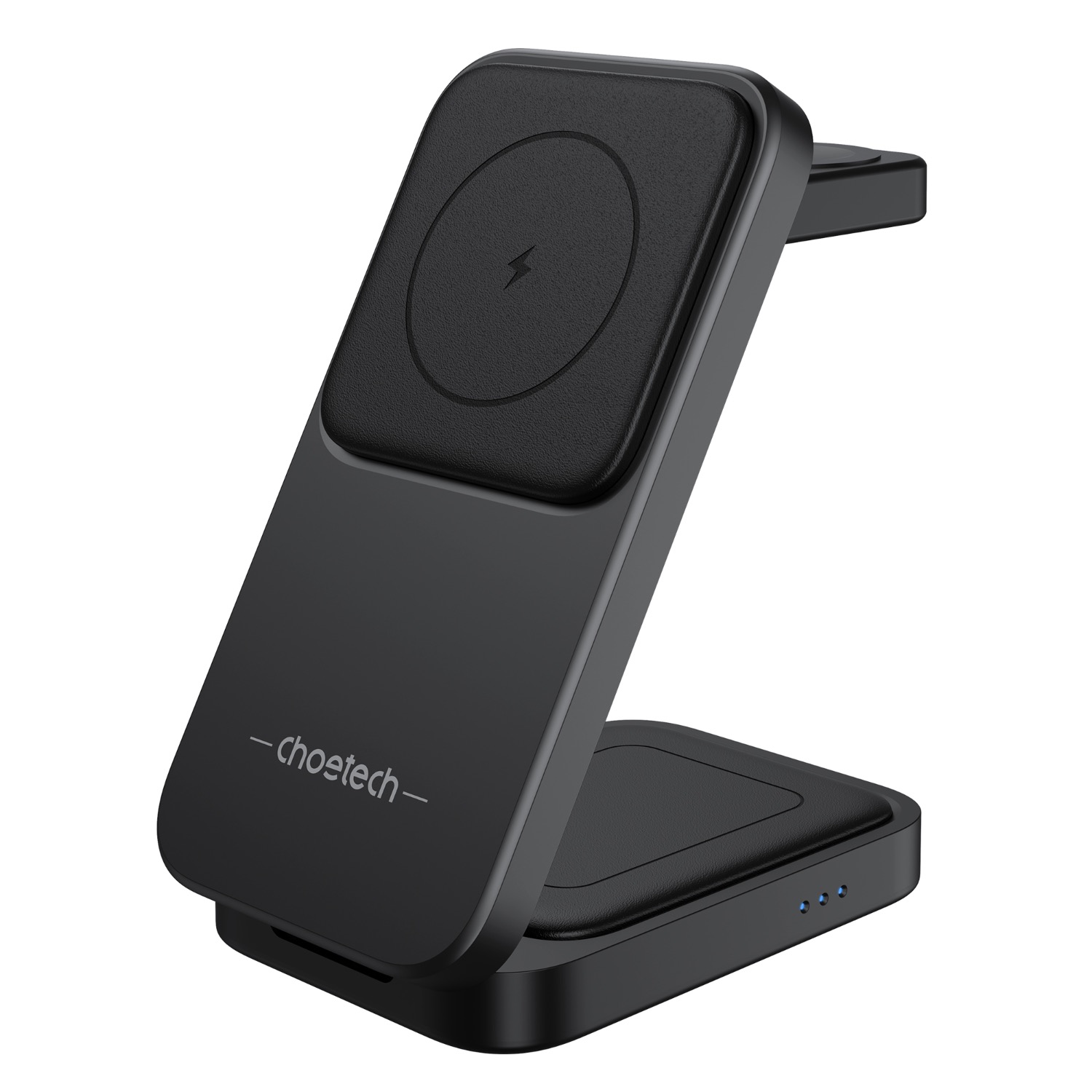 Choetech Fast Wireless 3 In 1 Magnetic Charging Stand T611-F 15W - Black image