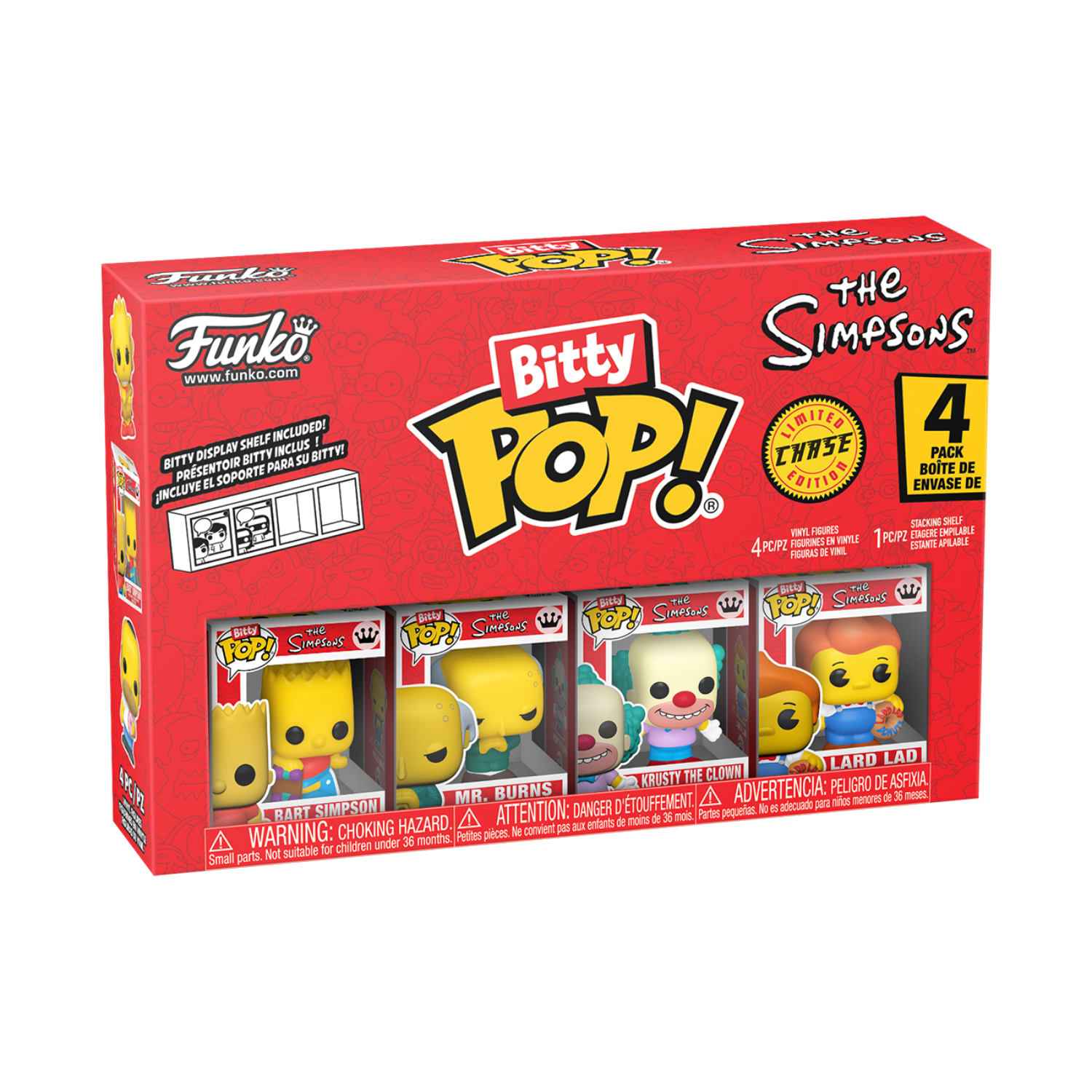 Funko Bitty Pop!: The Simpsons - Series 1 4 Pack | Brandability