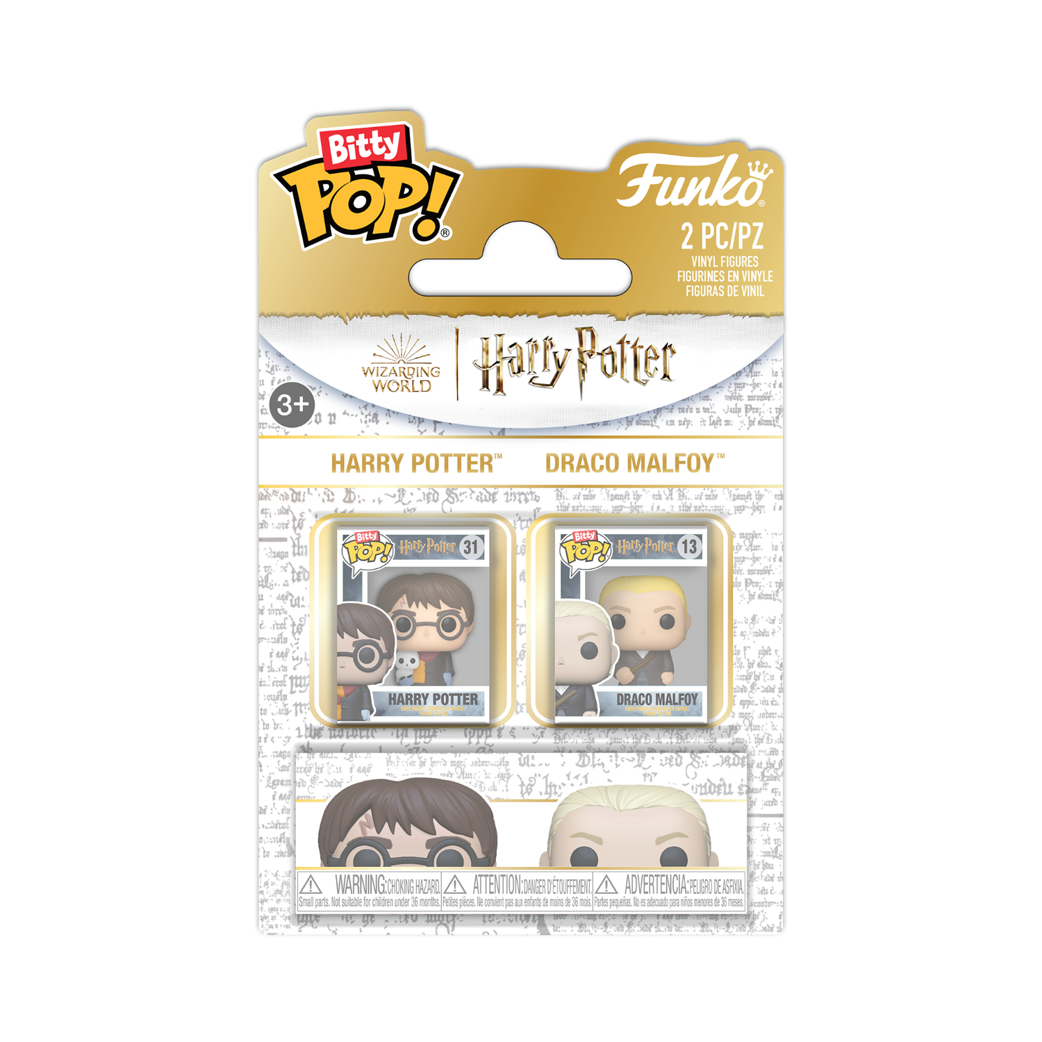 Funko Bitty Pop!: Harry Potter - Harry Potter & Draco Malfoy 2 Pack image