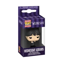 Funko Pop! Pocket Keychain: Wednesday - Wednesday Addams (Black Coat) image