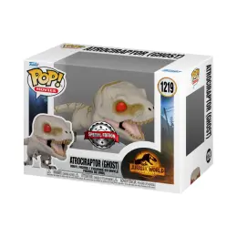 Funko Pop! Movies: Jurassic World: Dominion - Atrociraptor (Ghost) Lunging (Special Edition) image