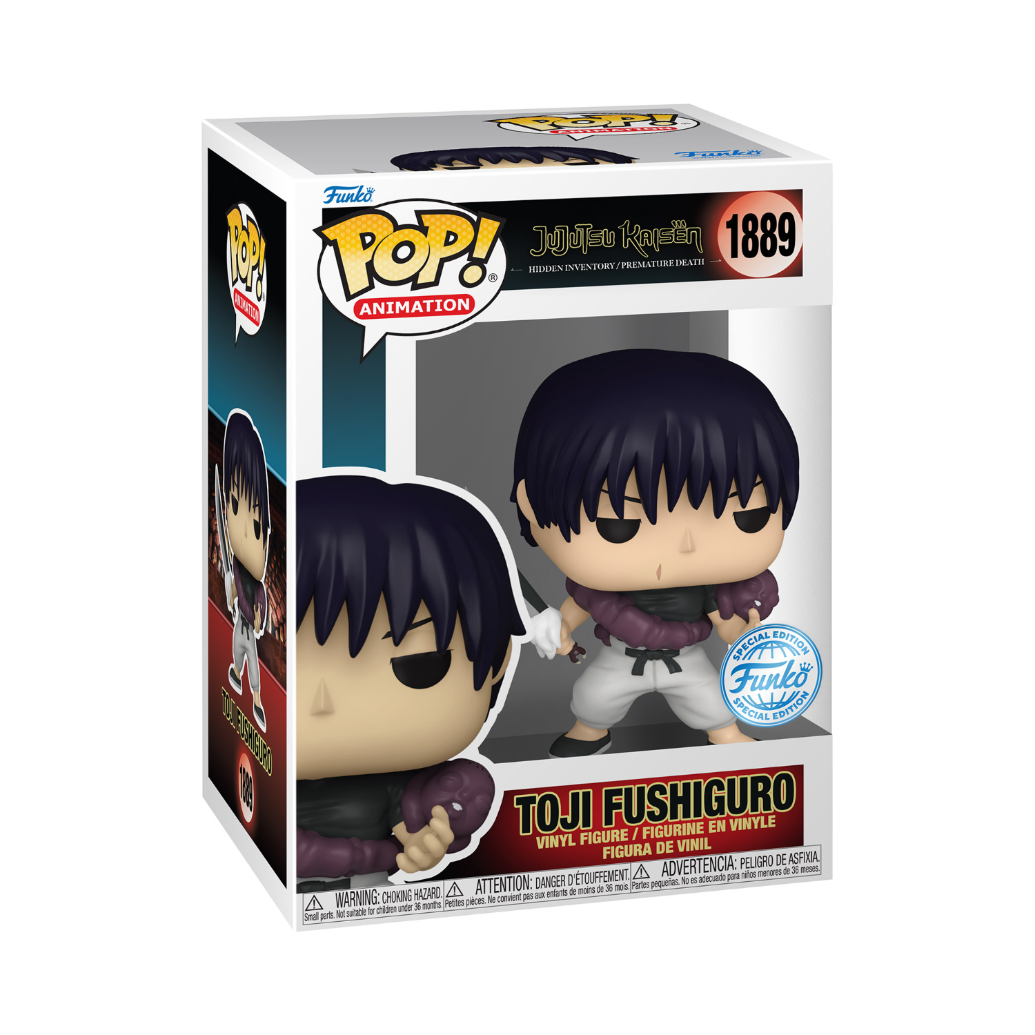 Funko Pop! Animation: Jujutsu Kaisen - Toji Fushiguro With Split