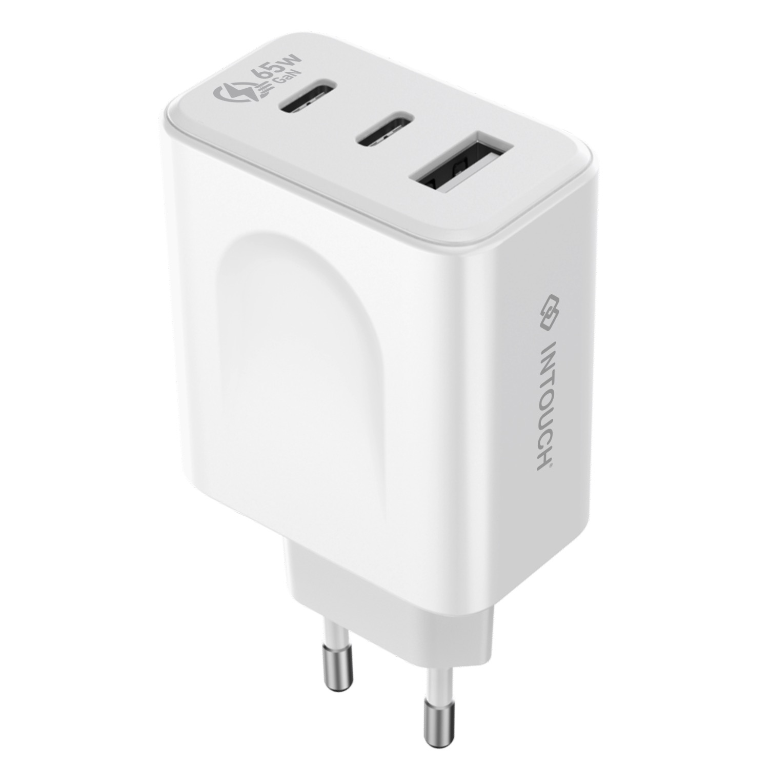 INTOUCH 3 Port PD Wall Charger 65W - White image