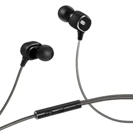 INTOUCH Explosive Wired Earphones - Black & Silver image