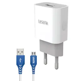 LOOP'D 1 Port Home Charger With Micro USB Cable 10.5W image