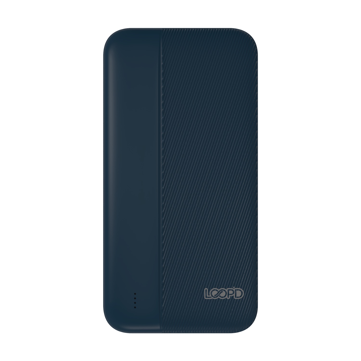 LOOPD 4LED Indicator Powerbank - 10000mAh - Navy Blue image