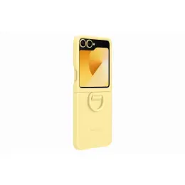Samsung Silicone Cover With Ring - Samsung Galaxy Z Flip7 FE/Flip6 - Yellow image
