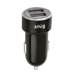 Snug Car Juice Dual USB Port Car Charger With Lightning Cable - 3.4A image