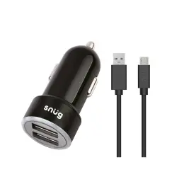 Snug Car Juice Dual USB Port Car Charger With Micro USB Cable - 3.4A image