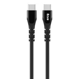 Snug Type-C To Type-C Silicone Cable - 1.2 Meter - Black image