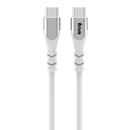 Snug Type-C To Type-C Silicone Cable - 1.2 Meter - White image
