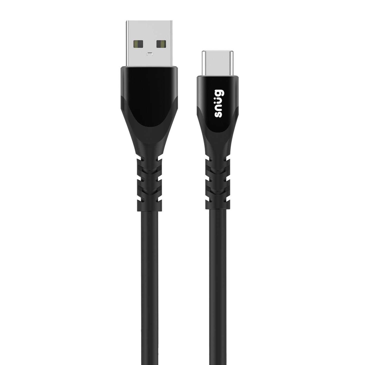 Snug USB To Type-C Silicone Cable - 1.2 Meter - Black image