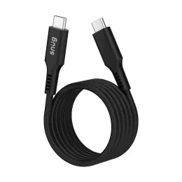 Snug Type-C To Type-C Magnetic Braided Cable 60W -  1.2 Metre - Black image