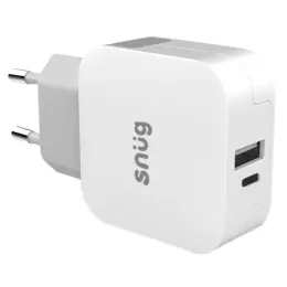 Snug 2 Port PD USB Home Charger With Type-C Cable - 30W image