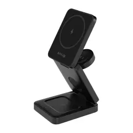 Snug 3-In-1 Magnetic Wireless Travel Charger 15W - Black image