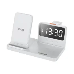 Snug 4-In-1 Wireless Stand Charger 15W - White image