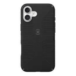 Speck Candyshell Grip MagSafe Case - Apple iPhone 16 Plus - Black & Slate Grey image